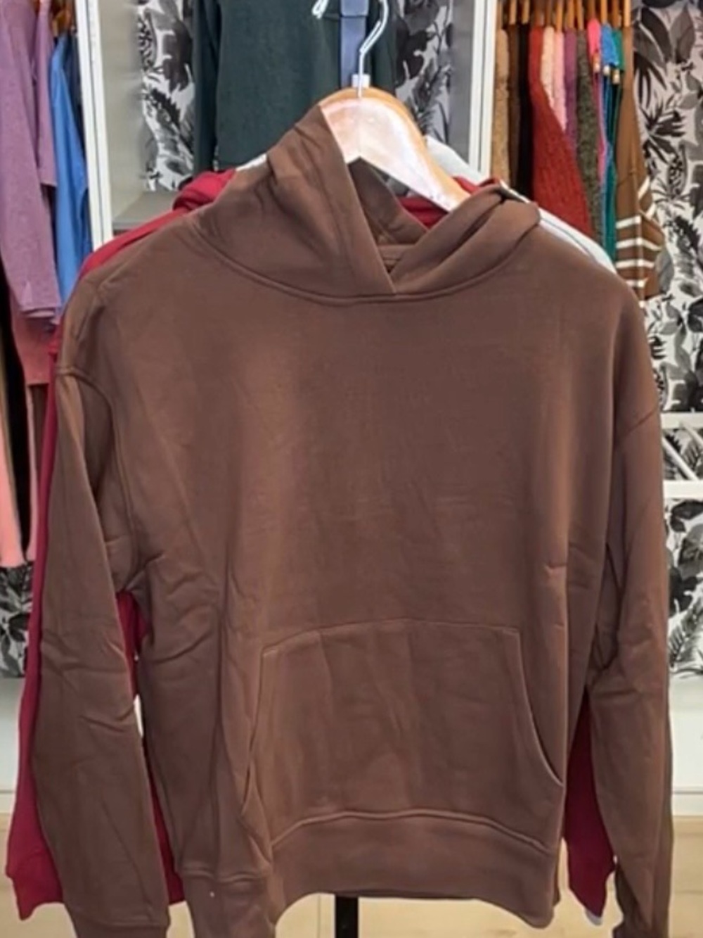 Zenana Fleece Kangaroo Pocket Hoodie